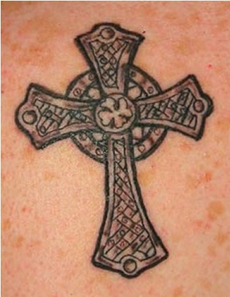 Majamio rašalo kryžiaus tatuiruotė