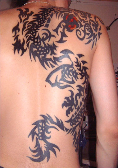 Majamio rašalo genties tatuiruotė