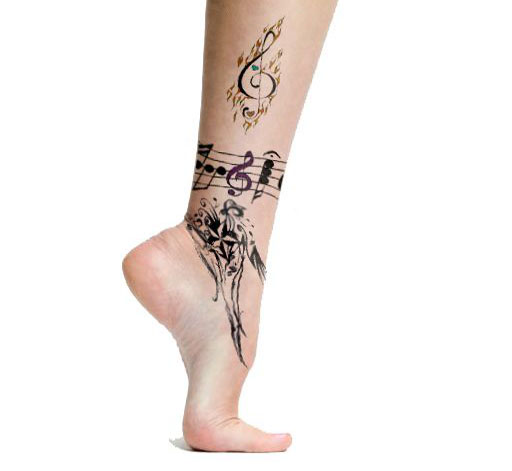 Geriausi muzikos tatuiruočių dizainai 8