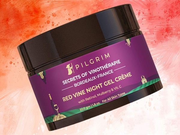 Pilgrim Anti-Aging Red Vine Night gelinis kremas