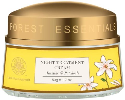 „Forest Essential Night Treatment“ jazminų ir pačiulių kremas