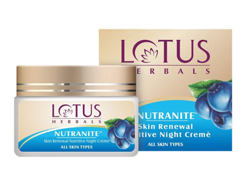 Lotus Herbals Nutranite Cilt Yenileyici Besleyici Gece Kremi