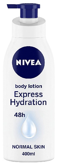 „NIVEA Body Express“ hidratacija greitai absorbuoja