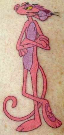 „Cartoon Panther“ tatuiruočių dizainas