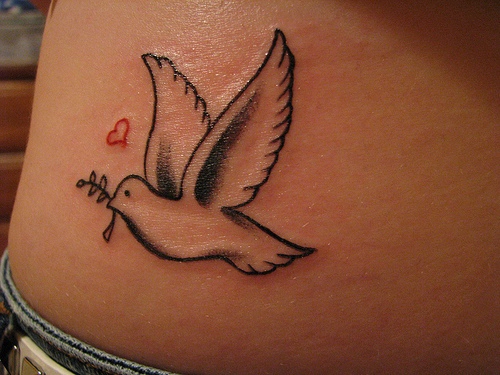„Dove Peace“ tatuiruotė