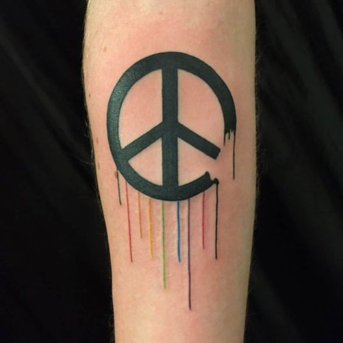 Geriausi taikos tatuiruočių dizainai 1