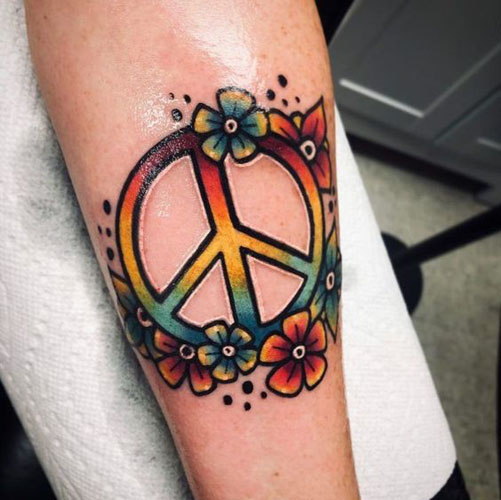 Geriausi taikos tatuiruočių dizainai 8