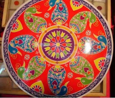 Şenlikli Etiket Rangoli Tasarımları