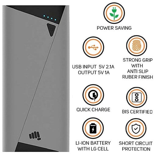 „Micromax 10400mAh Power Bank“