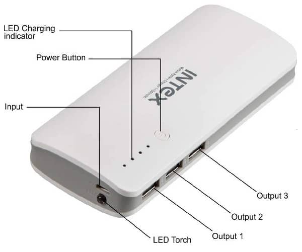 „Intex“ 11000 mAh galios bankas