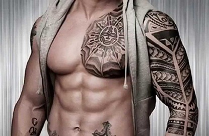 Samoa tatuiruotė iškirpte