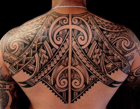 Paprasta-Samoa tatuiruotė