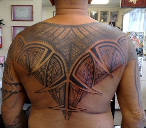 Samoa nugaros tatuiruotės