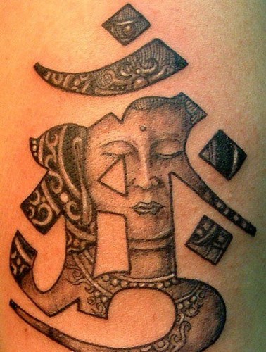 Budistinės sanskrito tatuiruotės