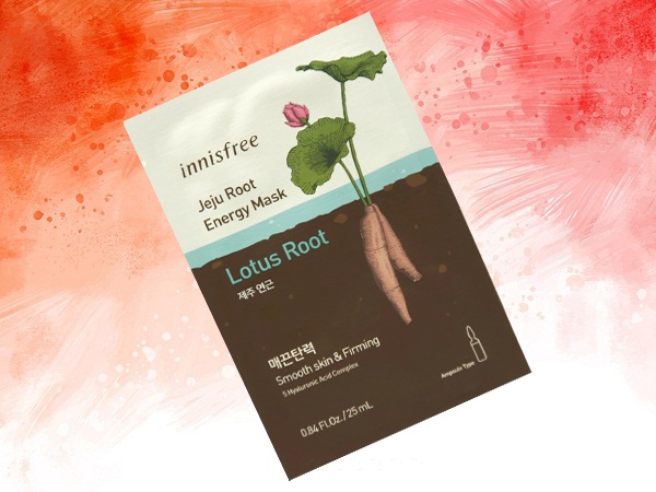 „Innisfree Jeju Root Energy Sheet Mask Lotus Root“ kaukė