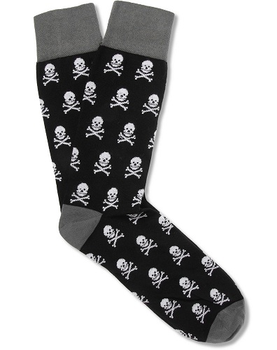 Corgi Skull Pattern Hafif Pamuklu Çorap markaları