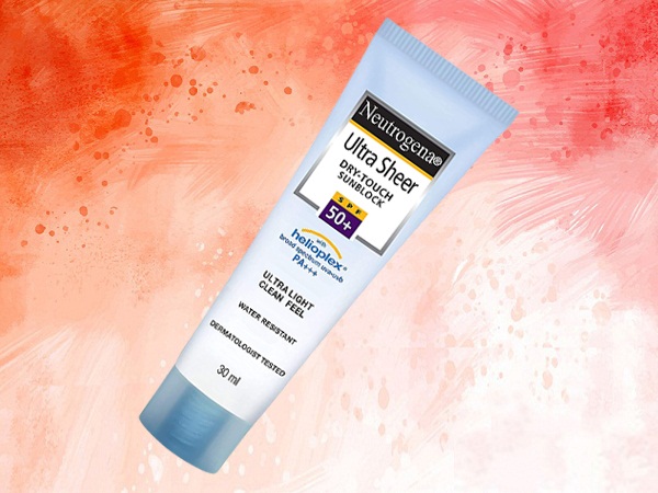 „Neutrogena Ultra Sheer Dry-Touch Sunblock SPF 50+“ kremas nuo saulės