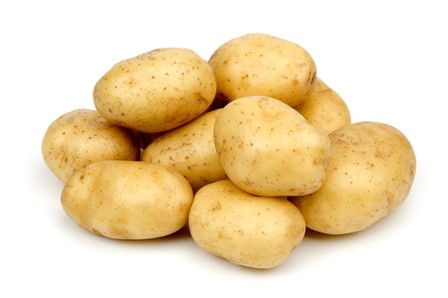 žalios bulvės