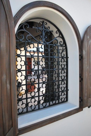 Maroko stiliaus langų grotelių dizainas