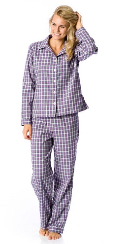 Fırçalı Pamuklu Pijama
