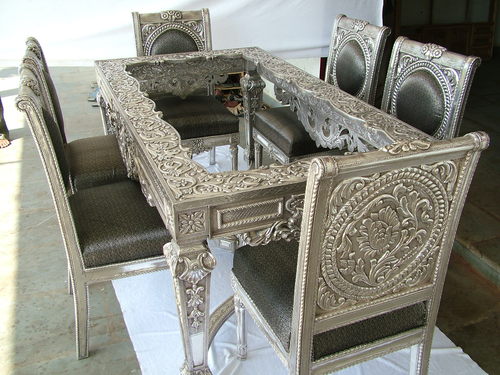 Gümüş Yemek Masası Sandalye