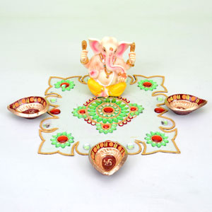 Idol Ganesh dizainas