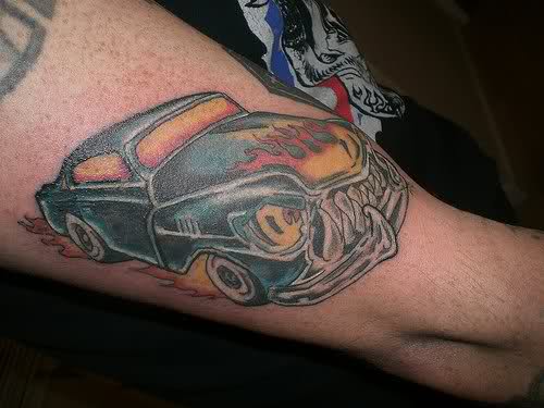 „Monster“ automobilio tatuiruotės