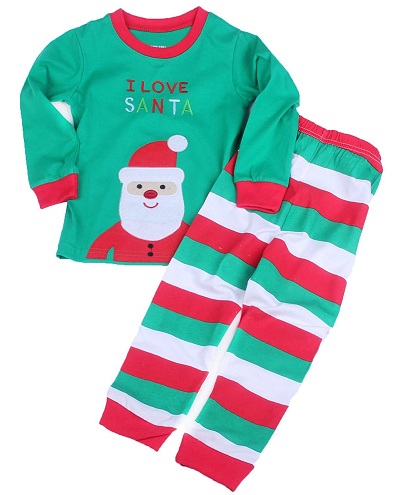 Çocuklar Noel Pijama