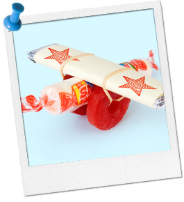 „Candy Airplane Craft“
