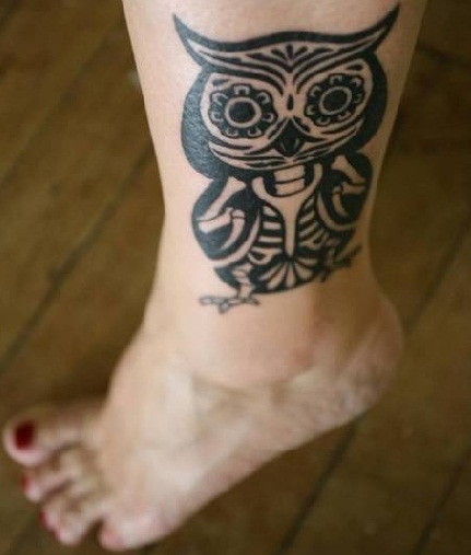 Pelėdų kojų tatuiruotės