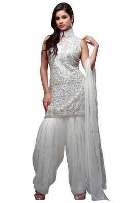 Sidabrinis Harem Salwar kostiumas