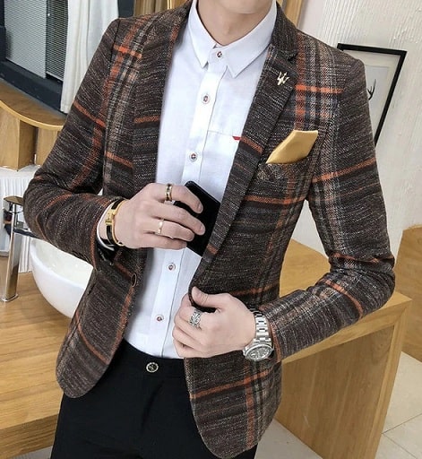 Vyrų dizaineris „Tweed Blazer“