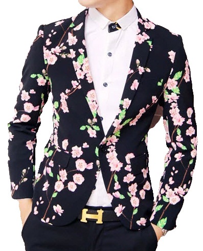 Çiçek Desenli Blazer