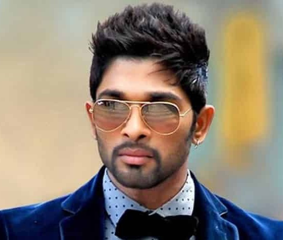 Allu Arjun Orta Sivri Saç Kesimi