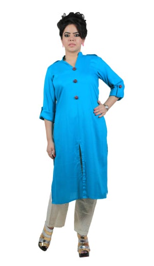 „Sky Blue Kurta“ dizainas