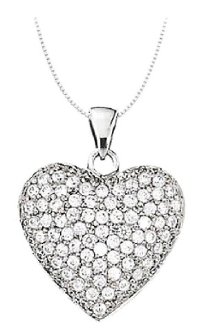 Deimantinis Birthstone širdies pakabukas karoliai