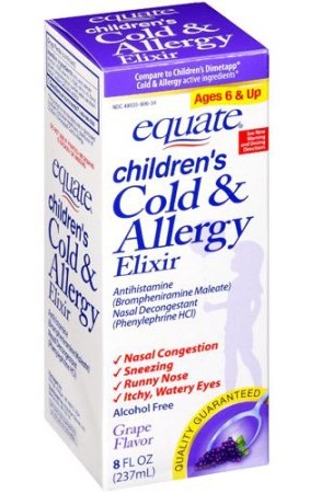 Lygiavertis vaikų peršalimo ir alergijos sirupas