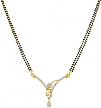 Deimantinė grandinė Mangalsutra