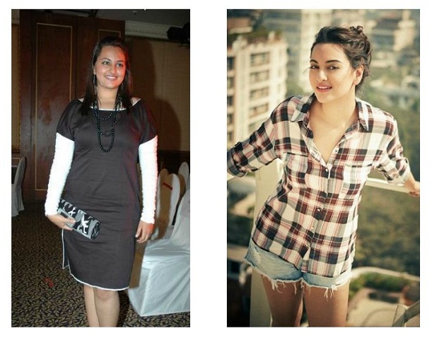 kilo kaybı öncesi ve sonrası sonakshi sinha