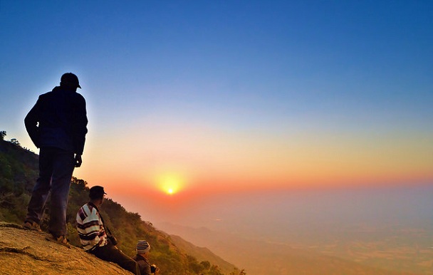 Sunset Point dağı abu ünlü yer