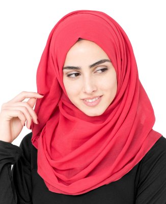 Raudonasis hidžabo stilius