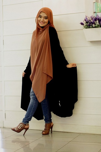 Kelio hidžabo stilius