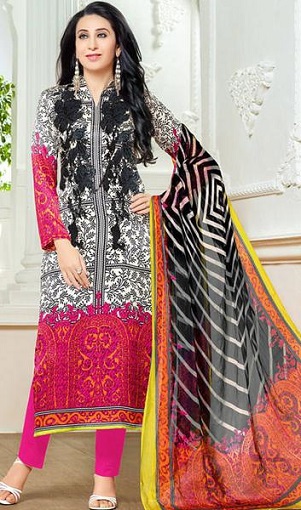 Plius dydžio nesusietas Salwar Kameez