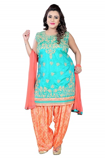 Plius dydžio paruoštas Salwar Kameez