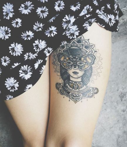 „Glamour“ kojų tatuiruotės moterims