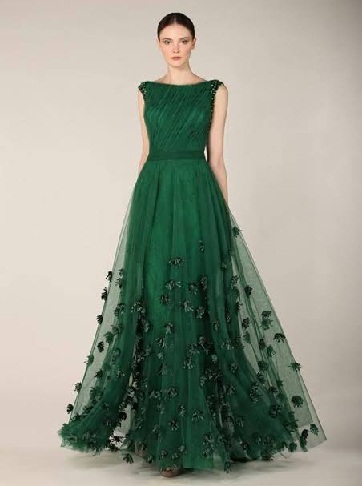 Alyvuogių žalia vestuvinė suknelė