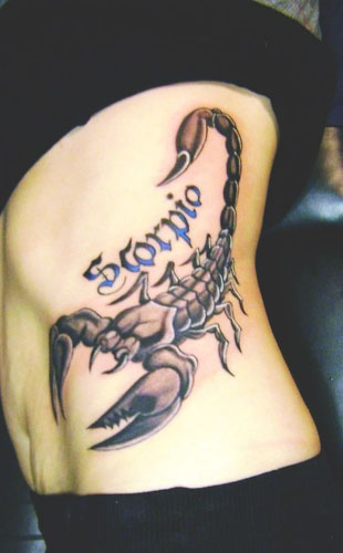 Geriausi „Scorpion“ tatuiruočių dizainai su nuotraukomis 7
