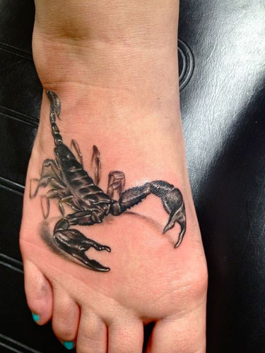 Geriausi „Scorpion“ tatuiruočių dizainai su nuotraukomis 9
