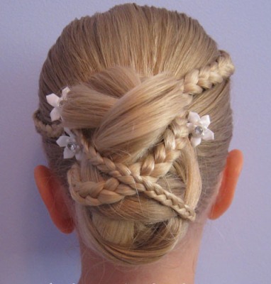 „Micro Braid“ šukuosenos gėlių mergaitei