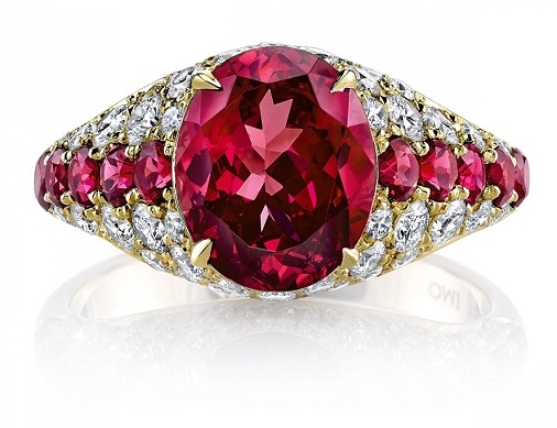 Prive Spinel deimantinis žiedas